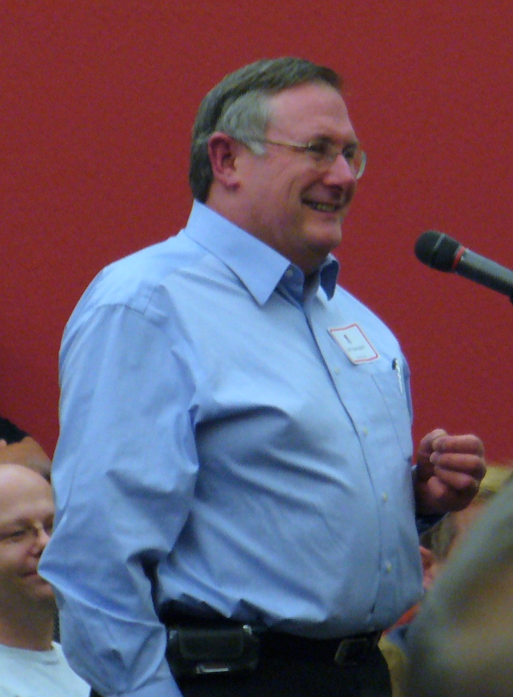 Portrait of Lee Felsenstein, engineer and Community Memory co-founder.