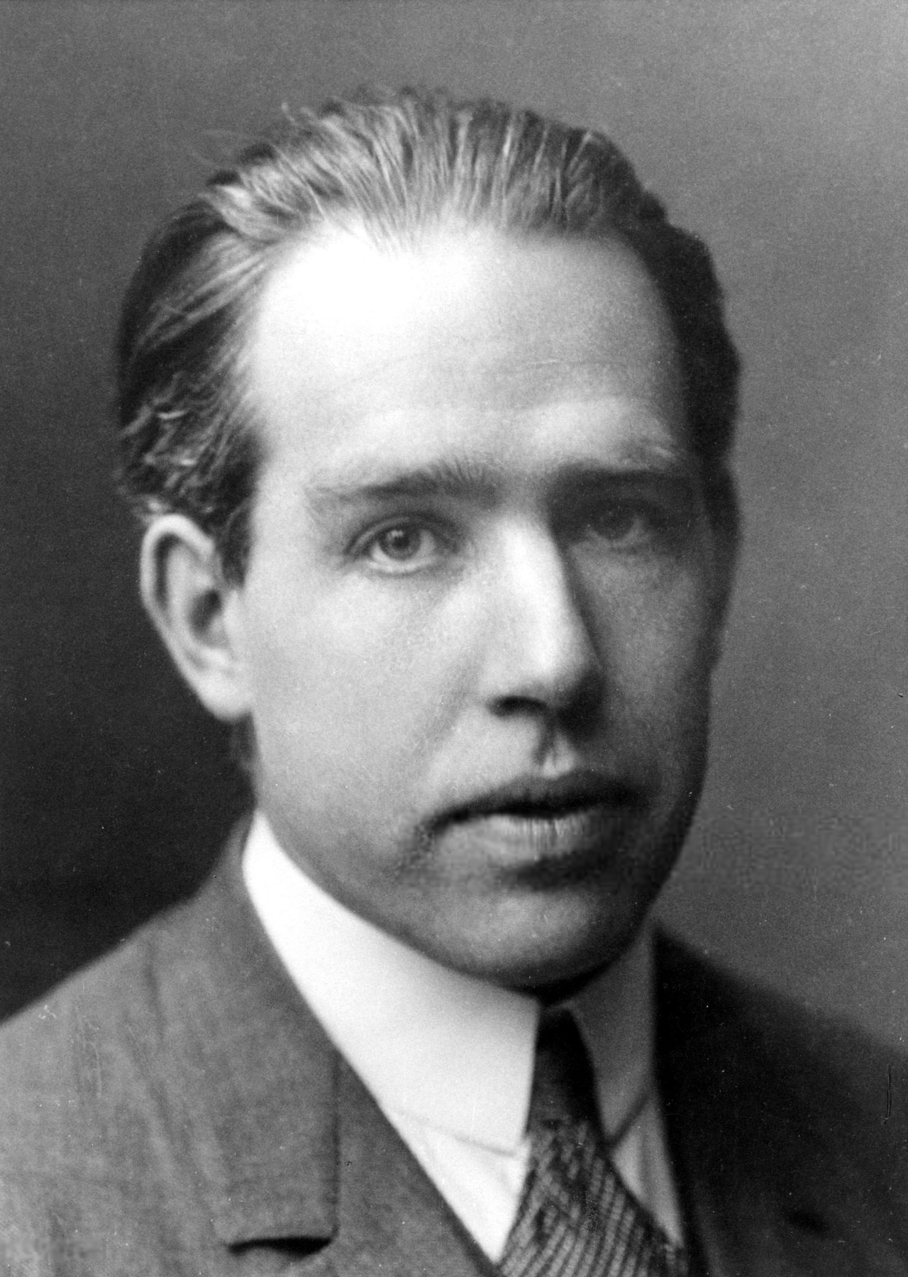 Portrait of Niels Bohr.
