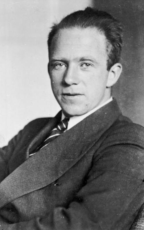 Portrait of Werner Heisenberg.