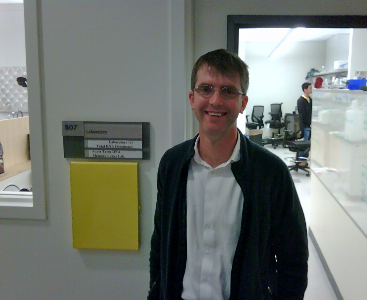 Portrait of the synthetic biologist Drew Endy, photographed in 2009.